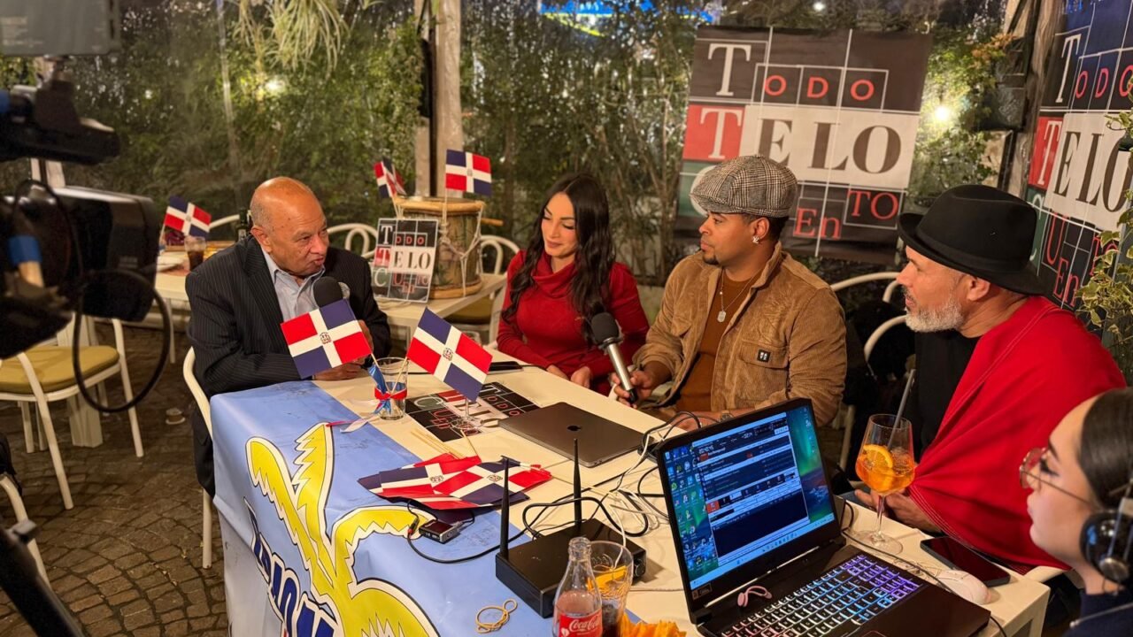 Programa “Todo te lo cuento”, dirigido por la comunicadora Stephanie Barry, celebró aniversario de la Independencia Nacional Dominicana en Italia