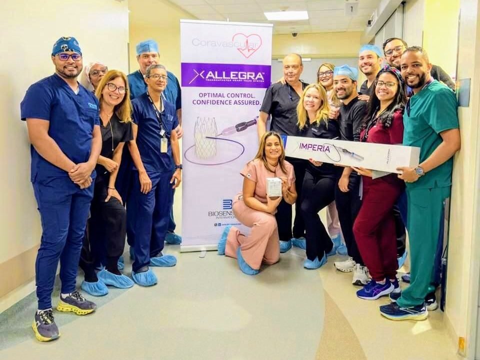CEDIMAT realiza primer implante de válvula Allegra en el Caribe y América Latina