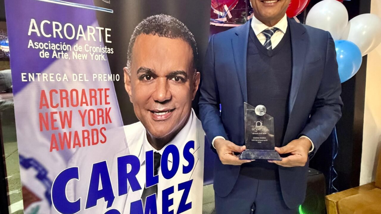 Empresario Carlos Gómez es reconocido por ACROARTE New York como “Empresario del Año”