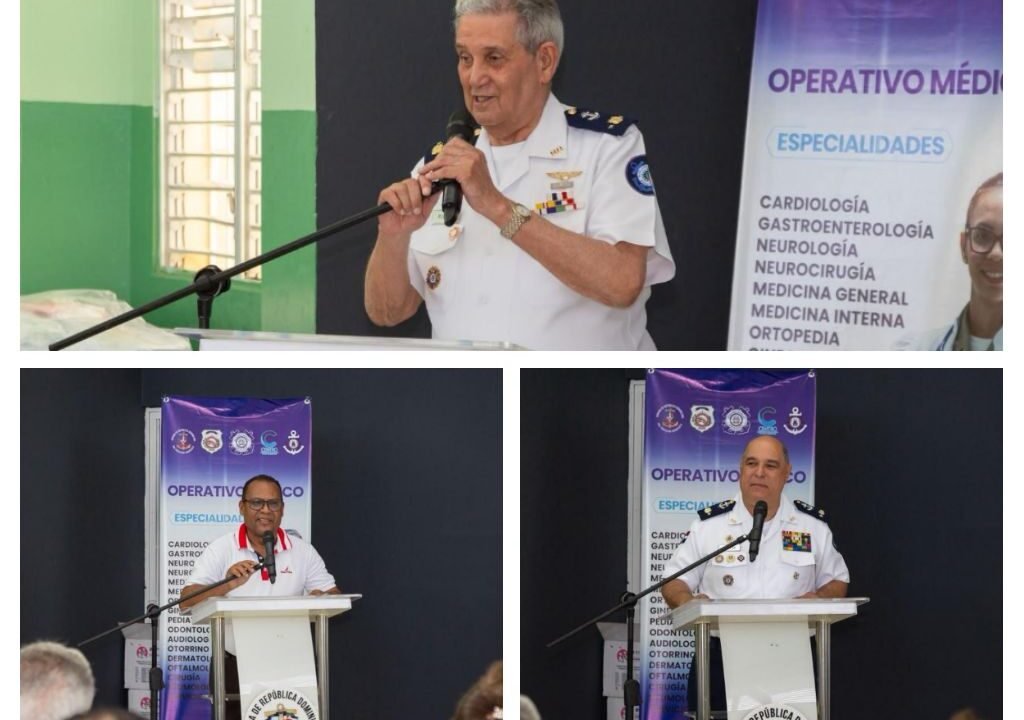 La Armada de República Dominicana (ARD) llevó a cabo una amplia jornada de salud y acción social en el distrito municipal Las Maguanas-Hato Nuevo